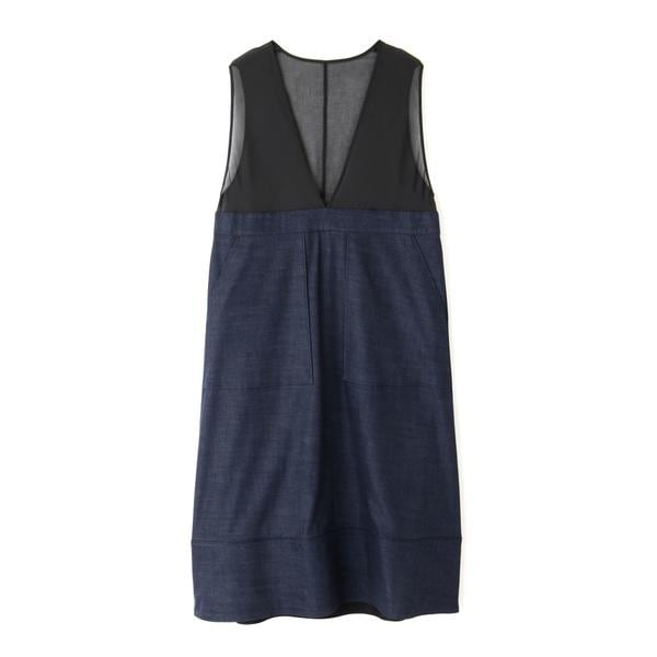 アドーア（ADORE）/ハイブリッドデニムワンピース