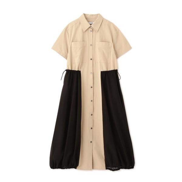 ◆新品◆*セレブ*タフタ素材*美シルエット*フレアースカート*Na