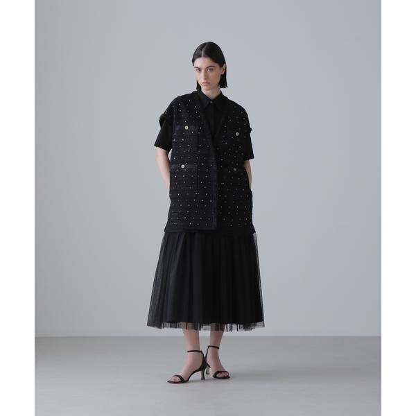 中古】未使用品 ライト WRYHT タグ付き 24SS シャツワンピース ロング  