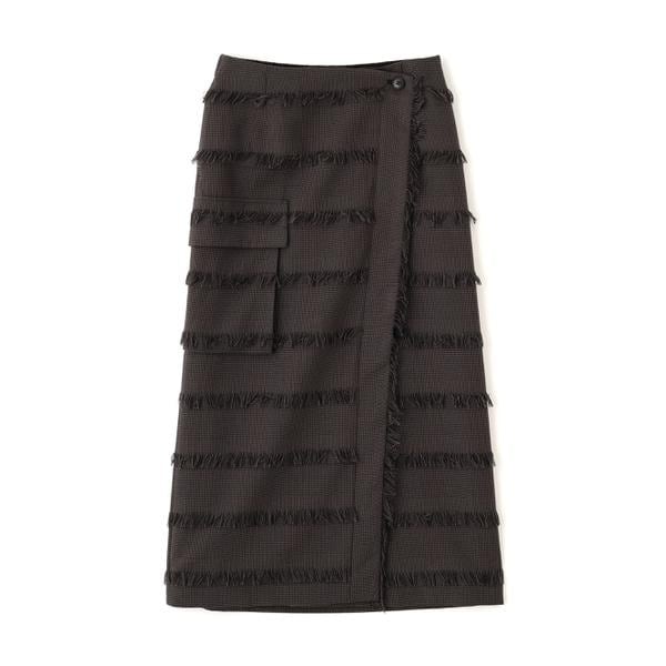 アドーア（ADORE）/フリンジチェックスカート