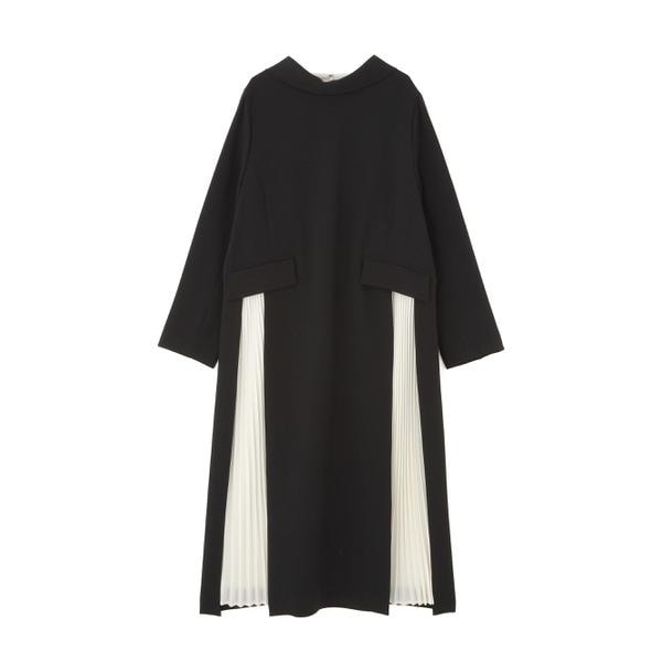 【美品】★ADORE・アドーア★シルク バイカラー 刺繍デザイン プルオーバーブラウス 38★オフホワイト×黒★[NEW]★19fs22 セール ◇バイカラーボンディングコート （アウター）｜ADORE