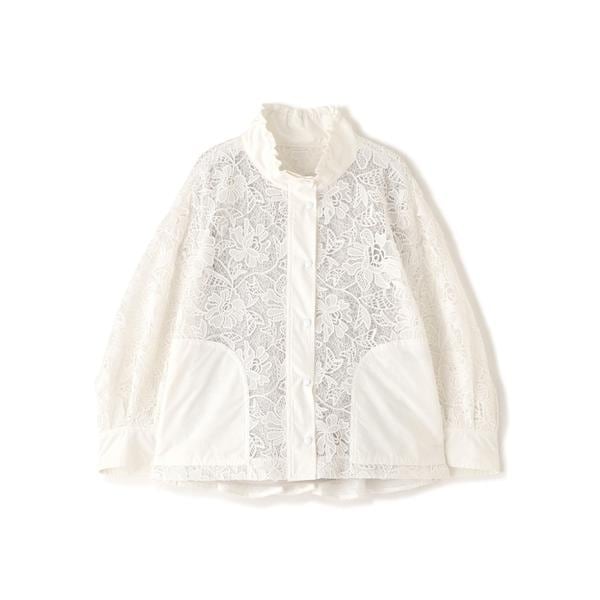 アドーア（ADORE）/◆ナイロンダンプ×レースブルゾン