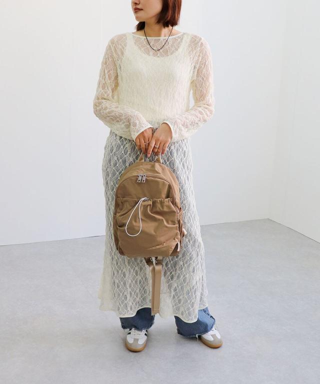 コルデ（COLDE）/【オールシーズン/軽量/マザーズバッグ】ギャザー入りナイロンリュックの通販は