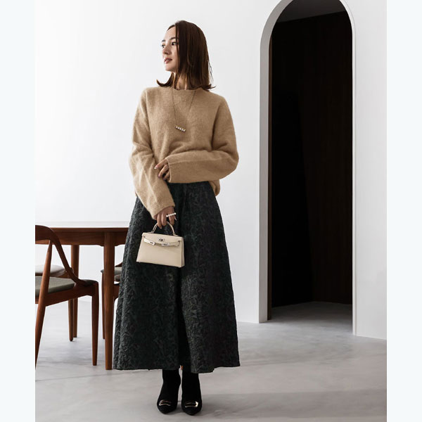 ユアーズ（ur's）/【星玲奈さんコラボアイテム】ウール混クルーネック