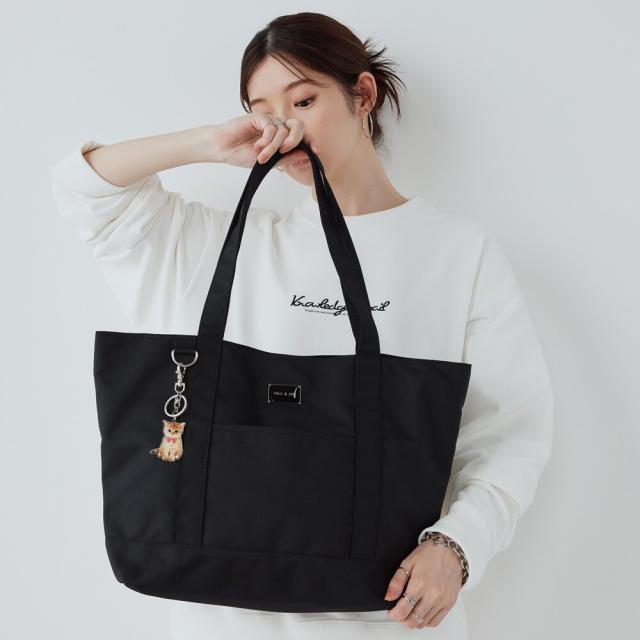 ポールアンドジョーアクセソワ（PAUL & JOE ACCESSOIRES）/ビッグトートバッグ PJA−B1328 カジュアル・プレートメタル