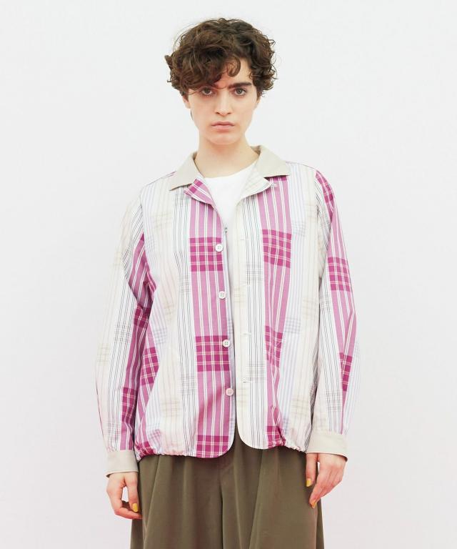 フラボア（FRAPBOIS）/パッチコネクト オープンカラーシャツ