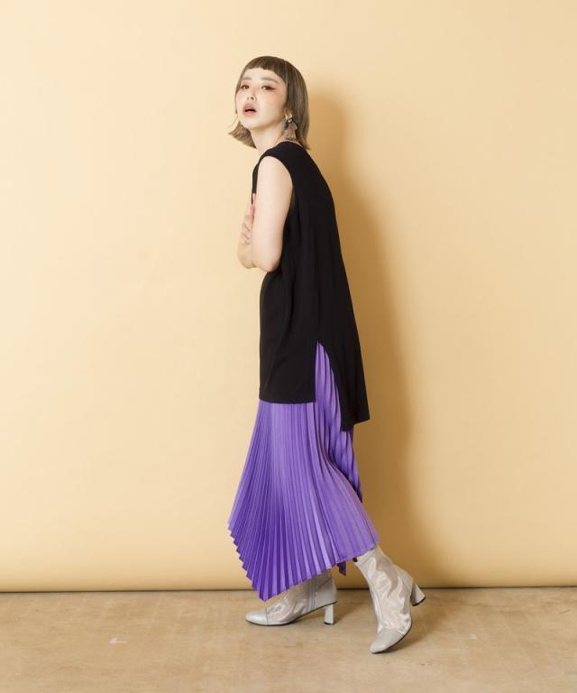 オズモーシス/メッシュニットプルオーバー&ノースリーブSETの通販はau