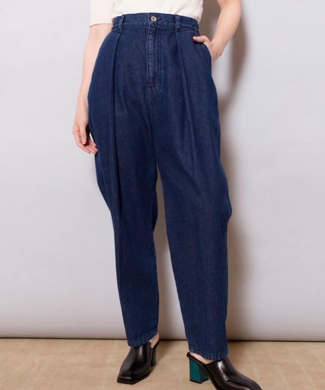 オズモーシス（OSMOSIS）/デニムルーズテーパードパンツ