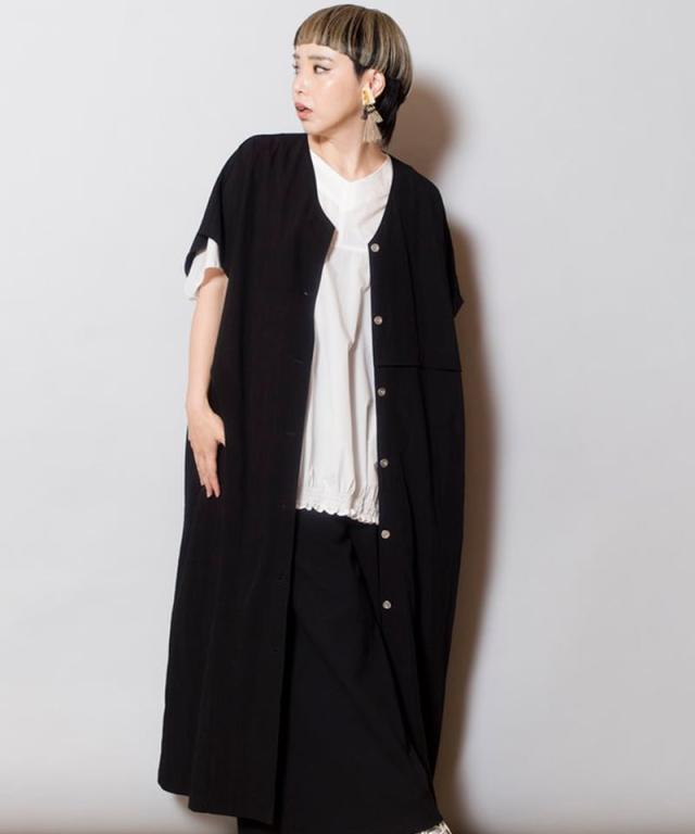 値下げ‼️OSMOSIS【オズモーシス】切替ロングジレ オズモーシス（OSMOSIS）/切替ジレワンピースの通販はau PAY