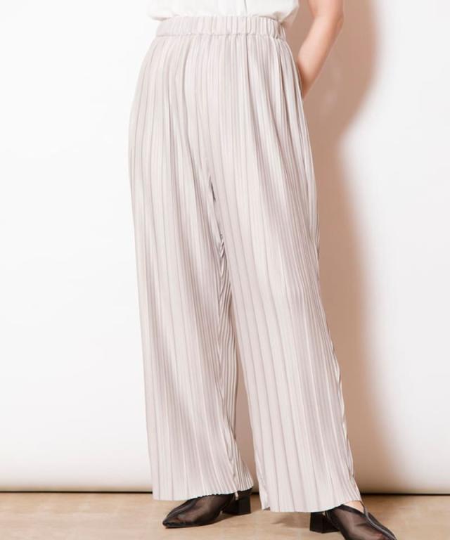 オズモーシス（OSMOSIS）/ランダムプリーツテーパードパンツ