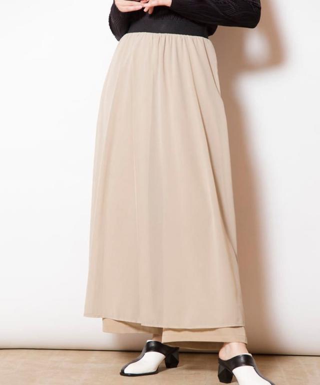 オズモーシス（OSMOSIS）/シフォンレイヤードパンツ