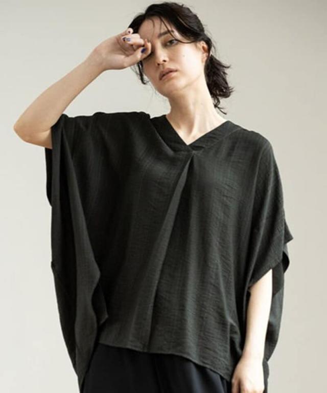 オズモーシス（OSMOSIS）/バックギャザーブラウス