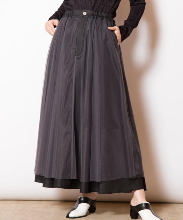 オズモーシス（OSMOSIS）/チェールレイヤードスカート