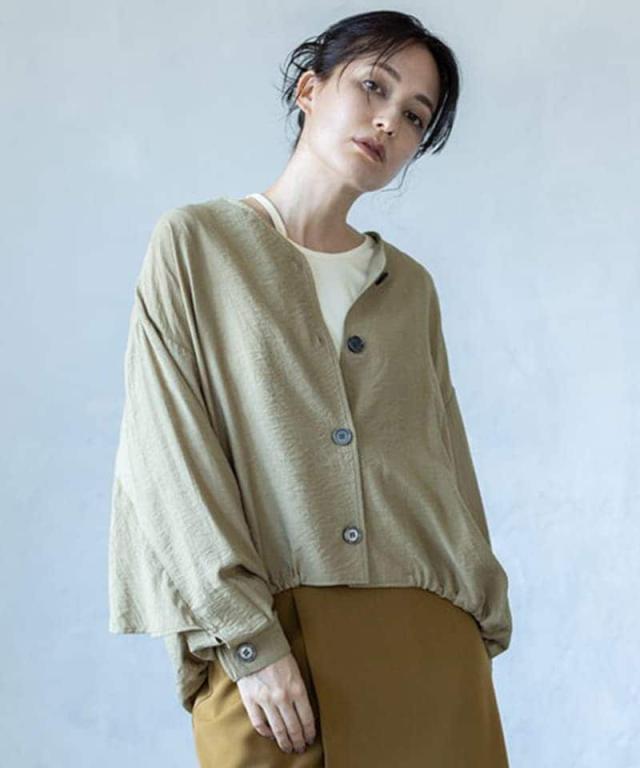 オズモーシス（OSMOSIS）/バックギャザーブラウス