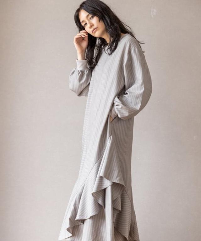 オズモーシス（OSMOSIS）/ストライプ切替ワンピース