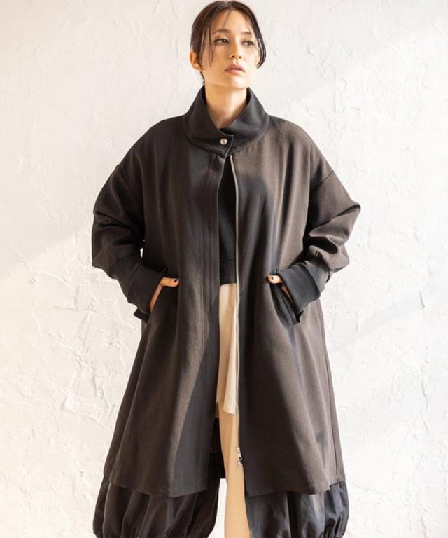 オズモーシス（OSMOSIS）/レイヤードスタンドカラーコート