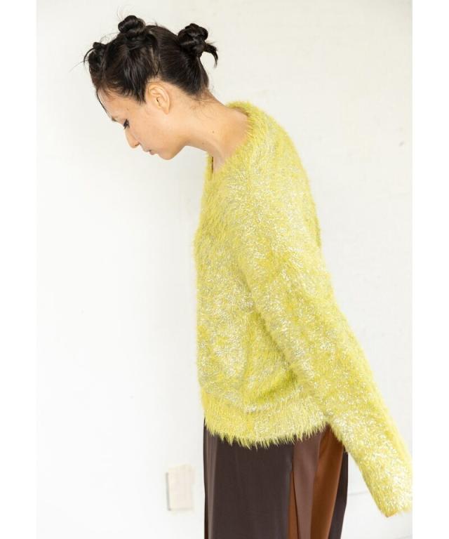 オズモーシス（OSMOSIS）/シャギーニットプルオーバー