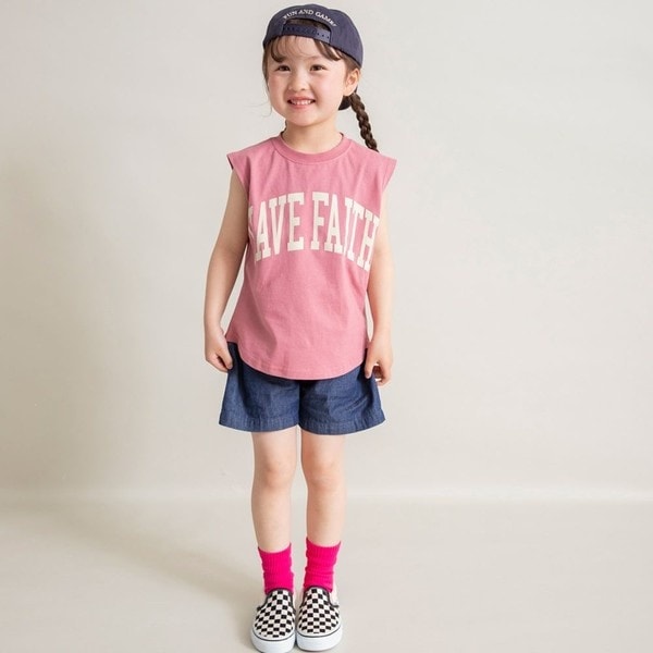 ブランシェス（branshes）/【WEB限定/DRC】裾ラウンドオーバータンクトップ その他子供服（トップス）