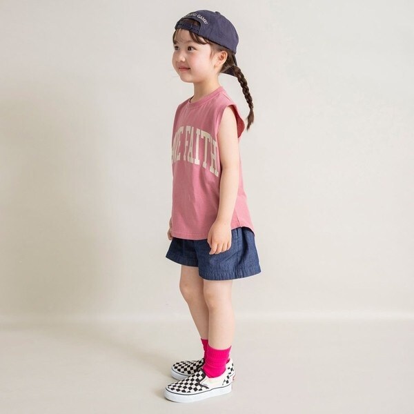 ブランシェス（branshes）/【WEB限定/DRC】裾ラウンドオーバータンクトップ その他子供服（トップス）