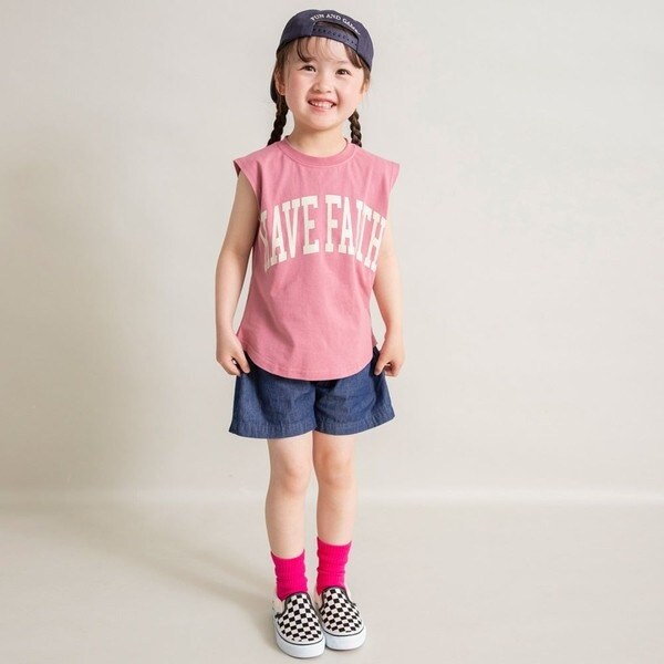 ブランシェス（branshes）/【WEB限定/DRC】裾ラウンドオーバータンクトップ その他子供服（トップス）