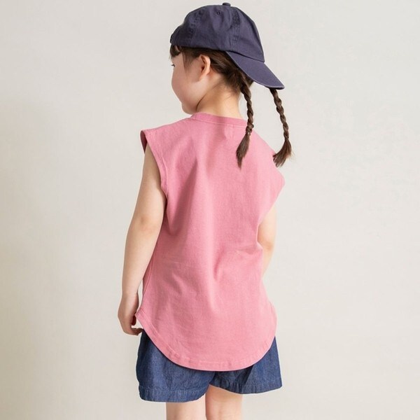 ブランシェス（branshes）/【WEB限定/DRC】裾ラウンドオーバータンクトップ その他子供服（トップス）