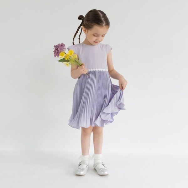 ブランシェス（branshes）/【フォーマル】裾プリーツワンピース 4,965円