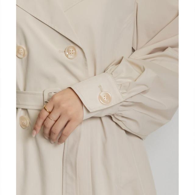 LEONARD フラワープリント トレンチコート フラワー刺繍が春気分を盛り上げる“EMBROIDERY TRENCH COAT”全