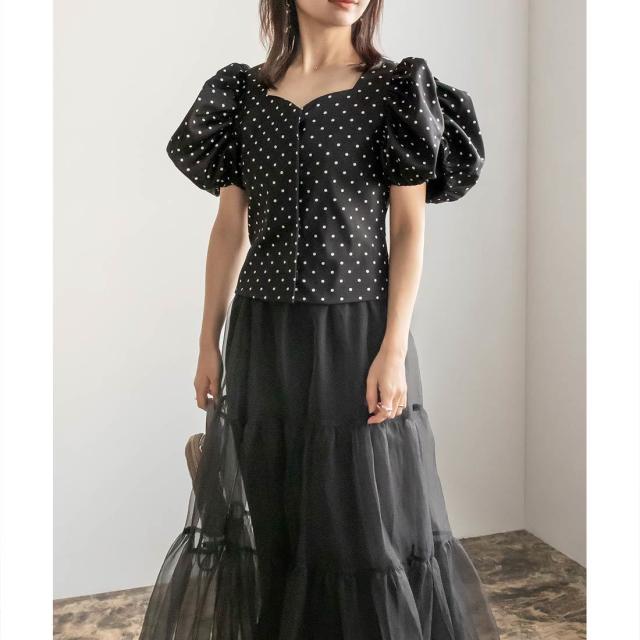 ランダ（RANDA）/＜24春夏新作＞バルーンギャザーブラウスの通販