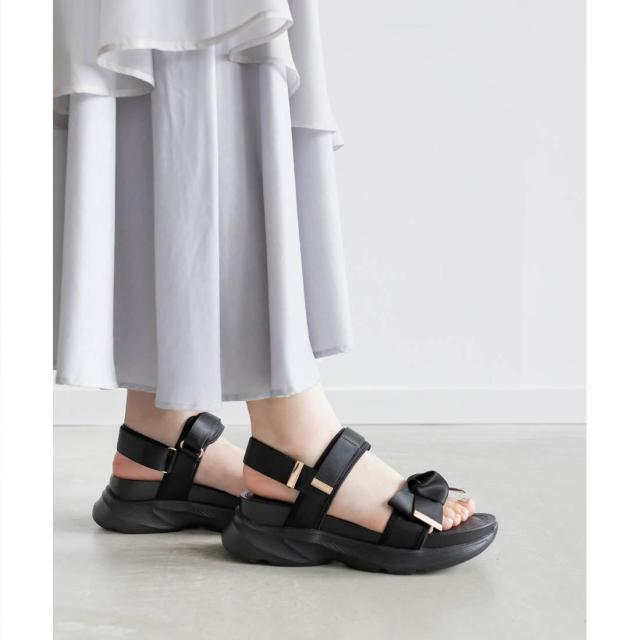 RANDA ランダ クロスノットリボンスポーツサンダル RANDA｜クロスノットリボンスポーツサンダル | Rakuten Fashion