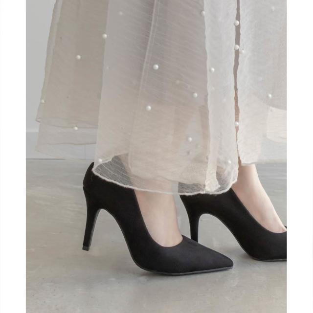 ランダ（RANDA）/【22−25．5】【走れる美脚パンプス】ベーシックポインテッドトゥパンプス