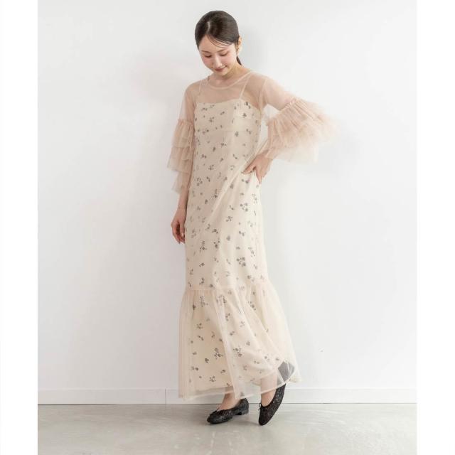 RANDA フラワーモチーフシアーパンプス ランダ（RANDA）/【22−26】フラワーモチーフシアーパンプスの通販はau