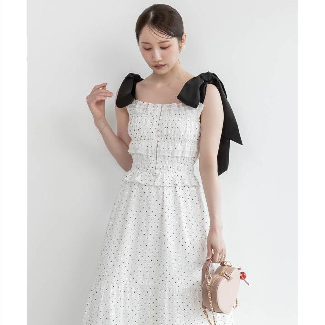 ランダ（RANDA）/ショルダーリボンワンピース