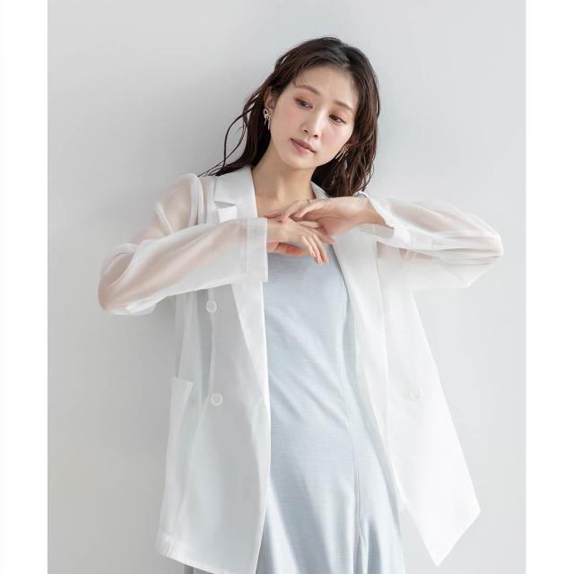 ランダ（RANDA）/＜25春夏新作＞ダブルブレストシアージャケット