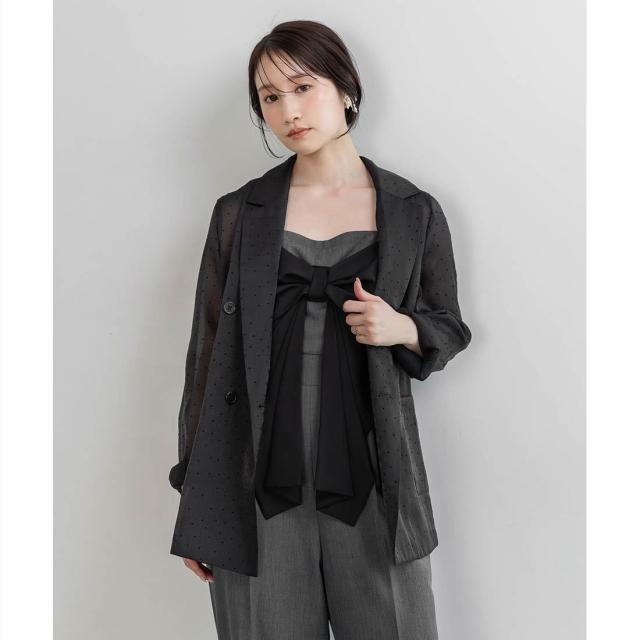 RANDA ランダ　ダブルブレストシアージャケット セール】ダブルブレストシアージャケット（ブルゾン）｜RANDA