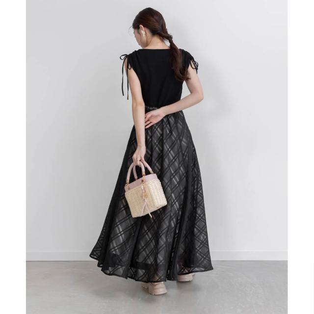 ︎ランダ　ラタンスクエアハンドバッグ ランダ（RANDA）/＜25春夏新作＞2WAY ラタンスクエアハンドバッグ