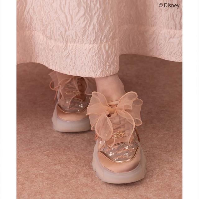 ランダ（RANDA）/【22．5−25．5】【Mickey＆Minnie】/シアーデザイン