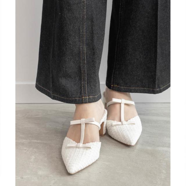 ランダ（RANDA）/＜25秋冬新作＞【22．5−25．5】リボンTストラップ