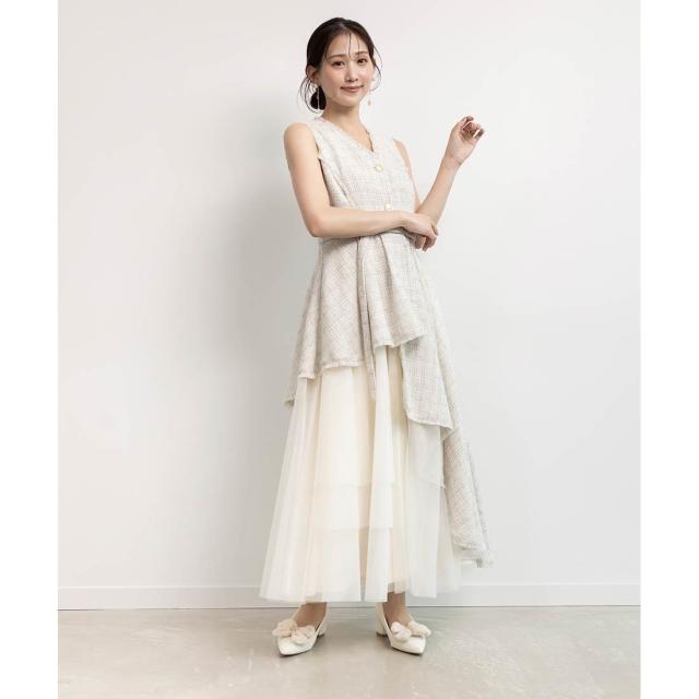 ランダ（RANDA）/＜25秋冬新作＞【22−25．5】2WAY ファーリボンパーツ