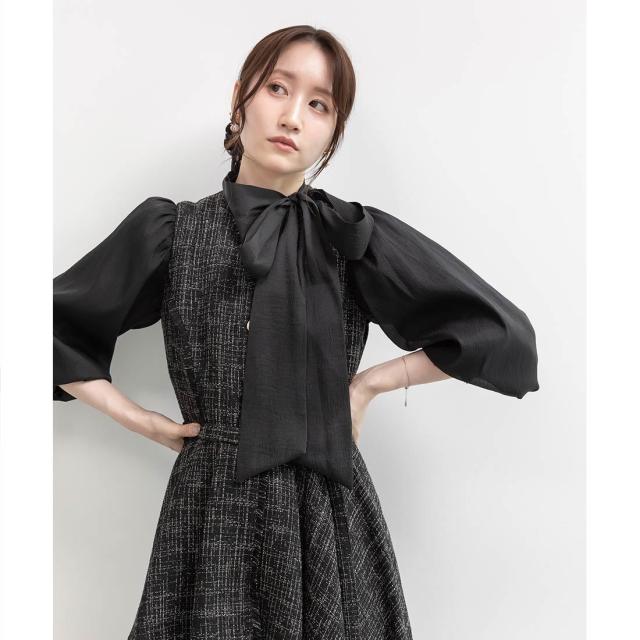 ランダ（RANDA）/チュールレイヤードジャケットワンピースの通販はau