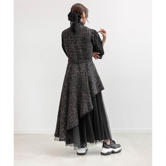 ランダ（RANDA）/＜25秋冬新作＞チュールレイヤードジャケット