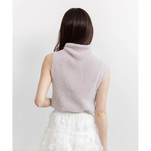 ランダ（RANDA）/＜25秋冬新作＞ハイネックフェザータンクトップニット