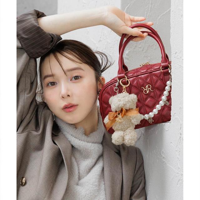 ランダ（RANDA）/＜25秋冬新作＞2WAY ミニバッグチャームショルダーバッグ ランダ（RANDA）/＜25秋冬新作＞2WAY ミニバッグチャームショルダー