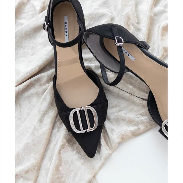 ランダ（RANDA）/＜25秋冬新作＞【22．5−25．5】ビジューパーツ