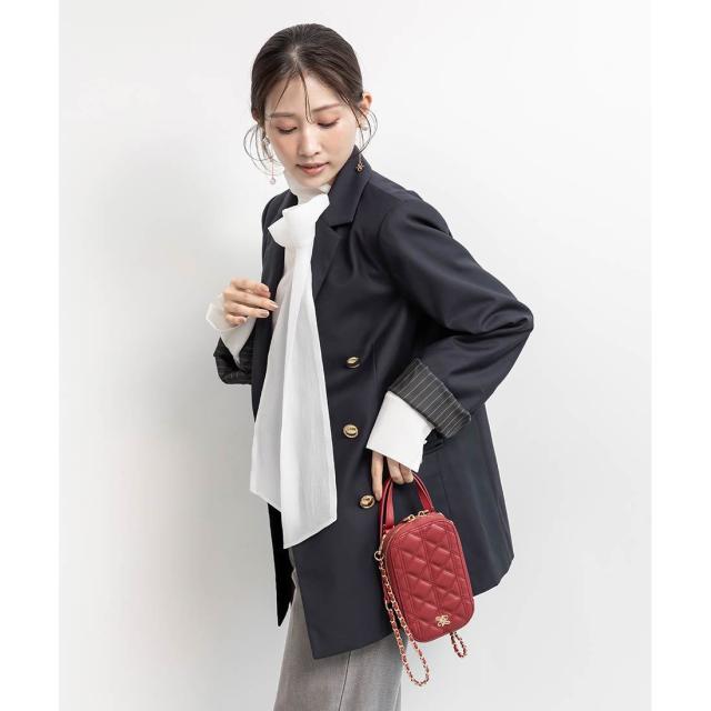 ランダ（RANDA）/＜25秋冬新作＞ダブルブレストテーラードジャケットの