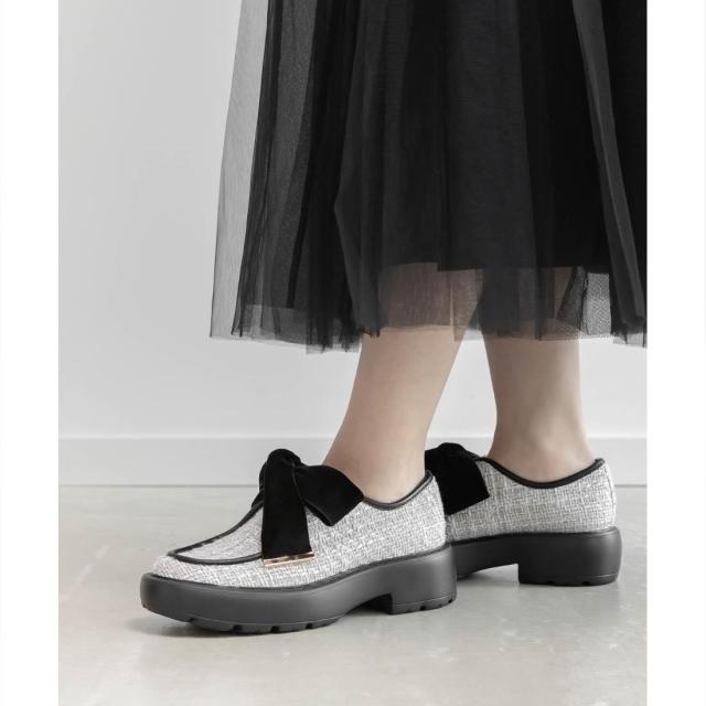 ランダ（RANDA）/＜25秋冬新作＞【22．5−25．5】ベロアリボン