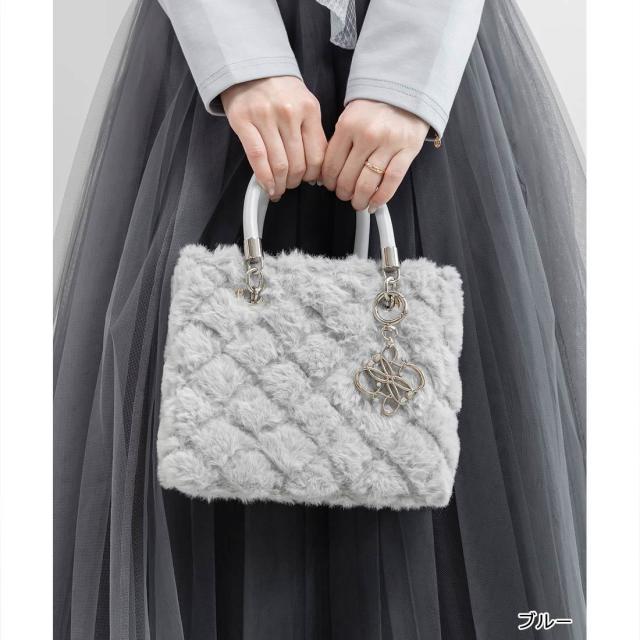 ランダ（RANDA）/＜25秋冬新作＞2WAY ファーキルティングハンドバッグ