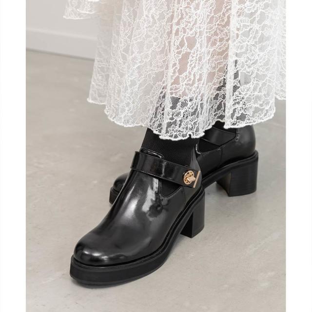 ランダ（RANDA）/＜25秋冬新作＞【22．5−25．5】レザーライクニット