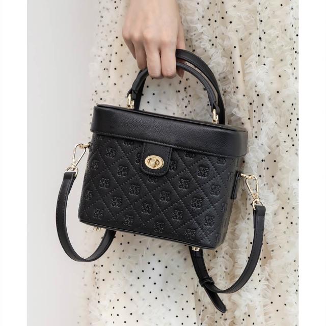 ランダ（RANDA）/＜25秋冬新作＞2WAY 型押しデザインバニティバッグの