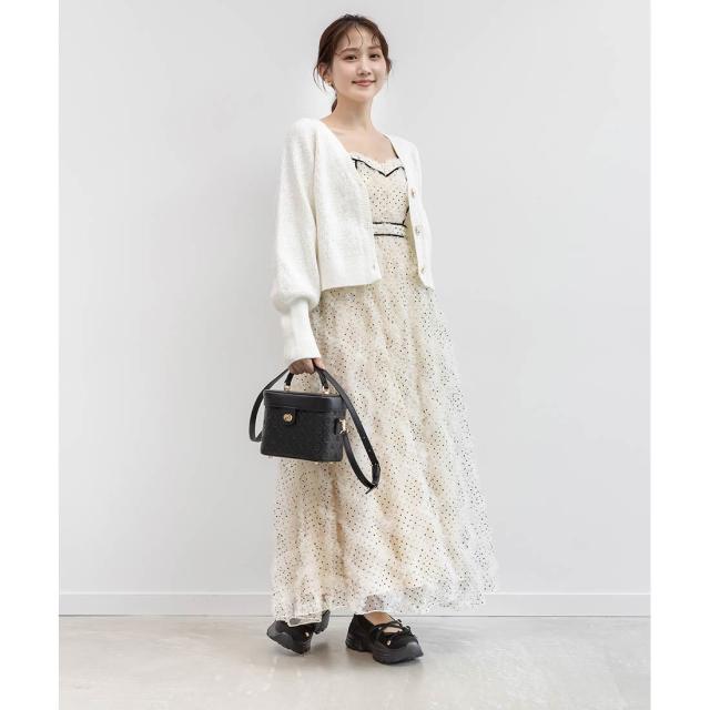 ランダ（RANDA）/＜25秋冬新作＞2WAY 型押しデザインバニティバッグの