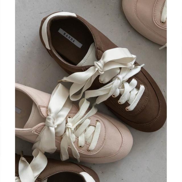 NEW】ランダ（RANDA）/＜25秋冬新作＞【22．5−25．5】ダブルリボン